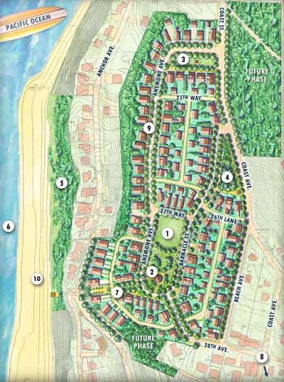Olivia Beach Neighborhood Map